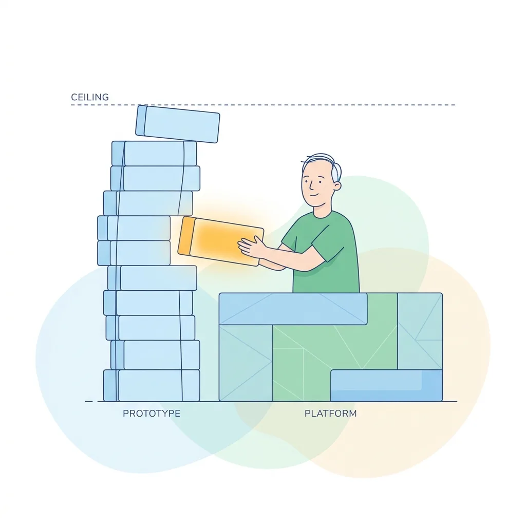 No-code vs custom development — knowing when your no-code app hits the ceiling