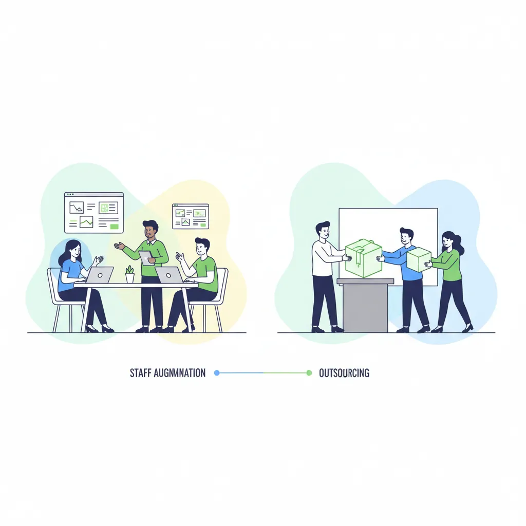 Staff augmentation vs outsourcing — understanding the real differences