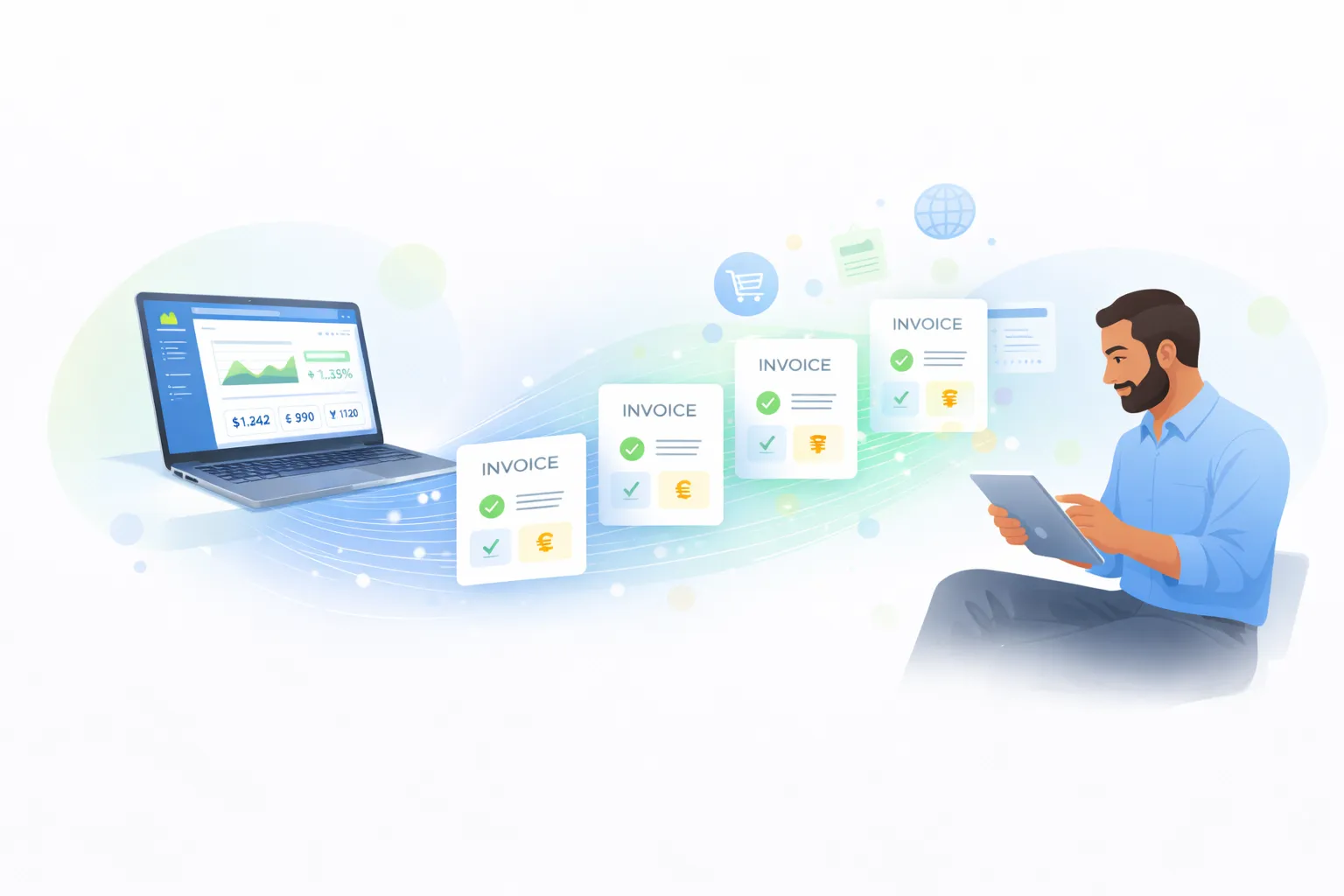 Invoice Falcon — Shopify invoicing dashboard transformation